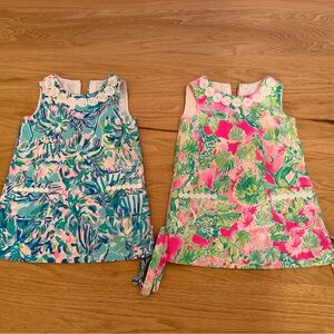 Lilly Pulitzer Kids Dresses in Blue and Pink Floral